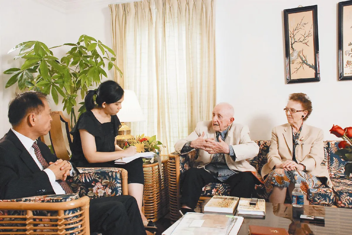 向救命恩人後代致謝英93歲老兵 還原仁安羌大捷真相
