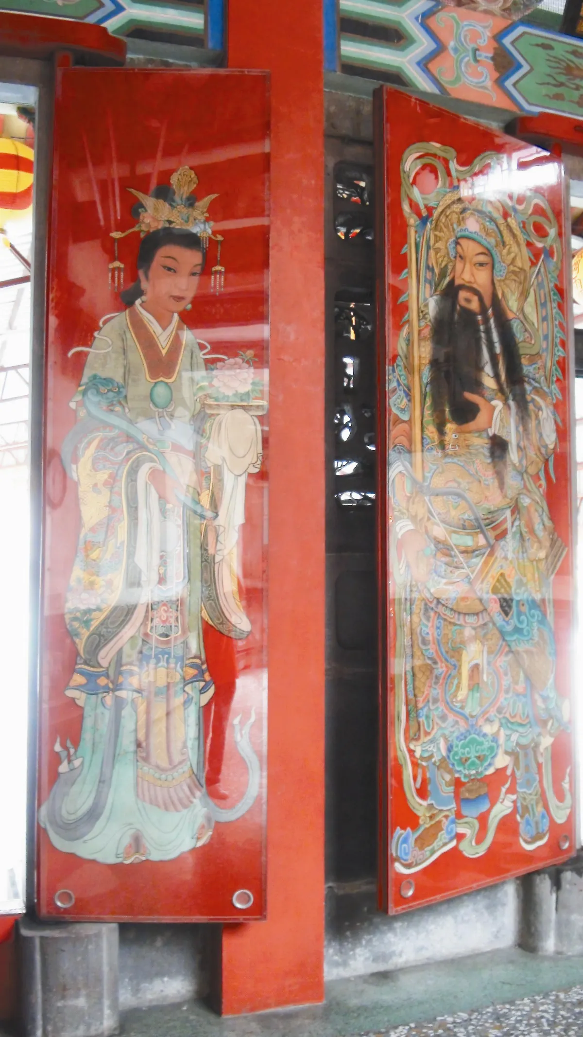 你在看我嗎？太保福濟宮門神 眼神盯人
