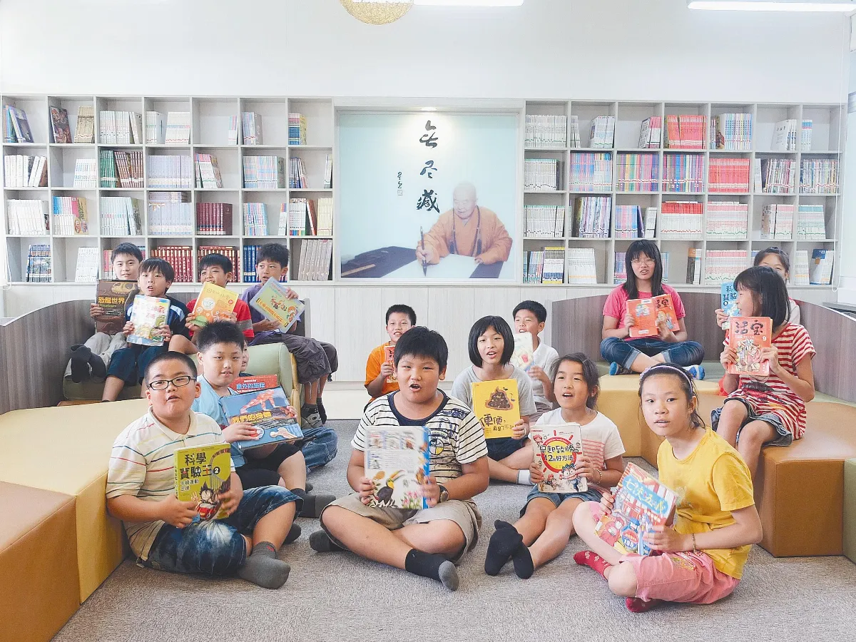 水寮國小圖書館啟用 佛光山給孩子無盡藏