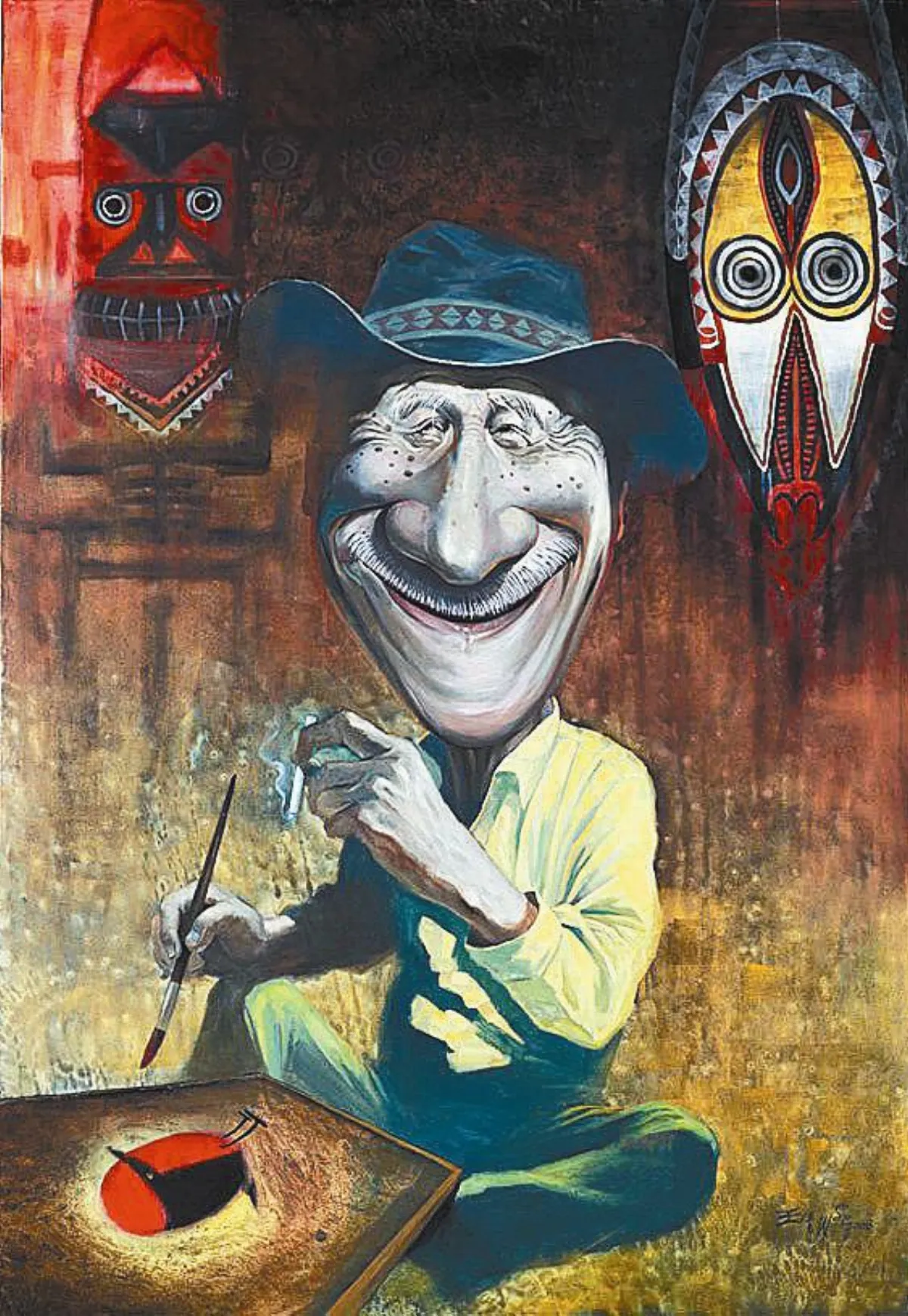 肖像傳奇王平新造形創作展 藝術頑童─劉其偉