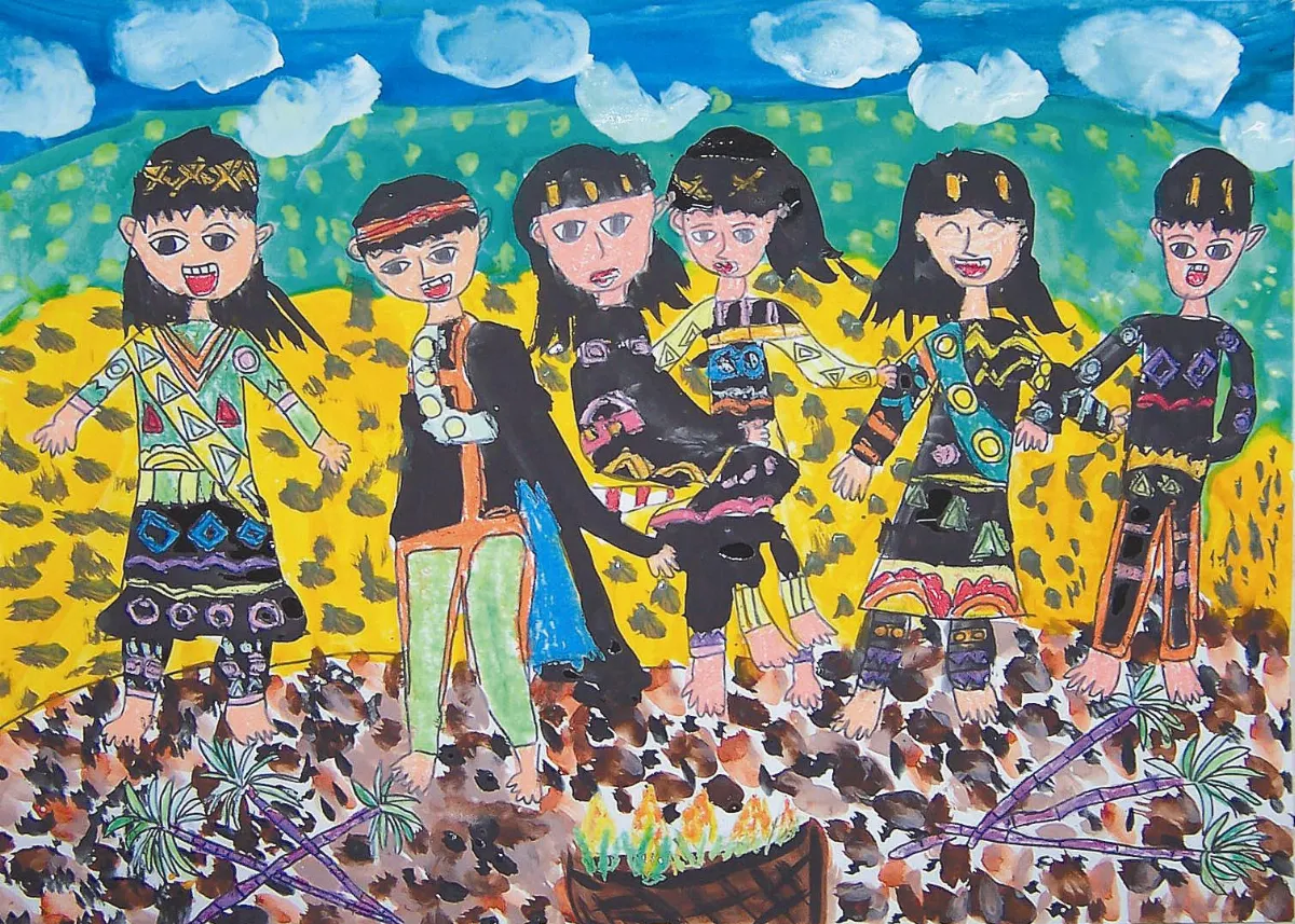 快樂塗鴉簿 原住民慶典