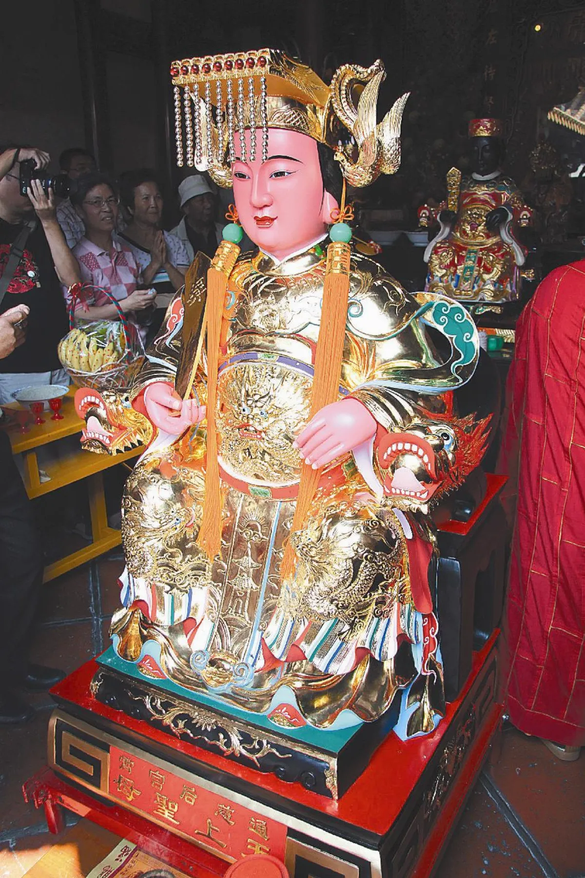 通霄5尺1寸媽祖 朝天宮分靈開光