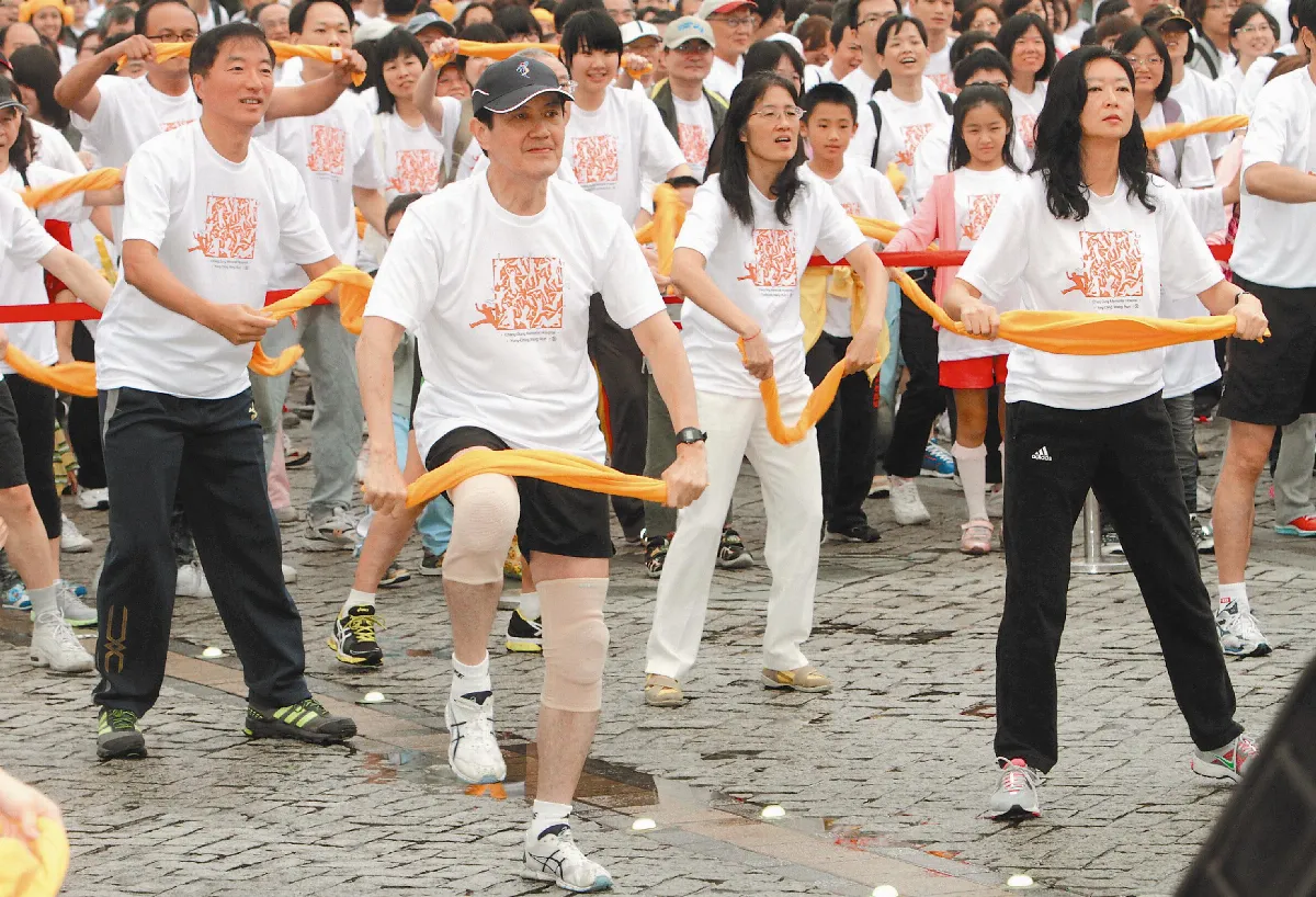 馬總統：多運動只有一個訣竅克服懶