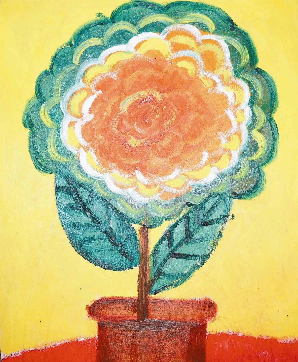 快樂塗鴉簿  美麗的花