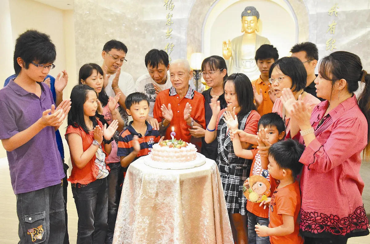 來佛館紀念金婚、壽辰 福氣啦