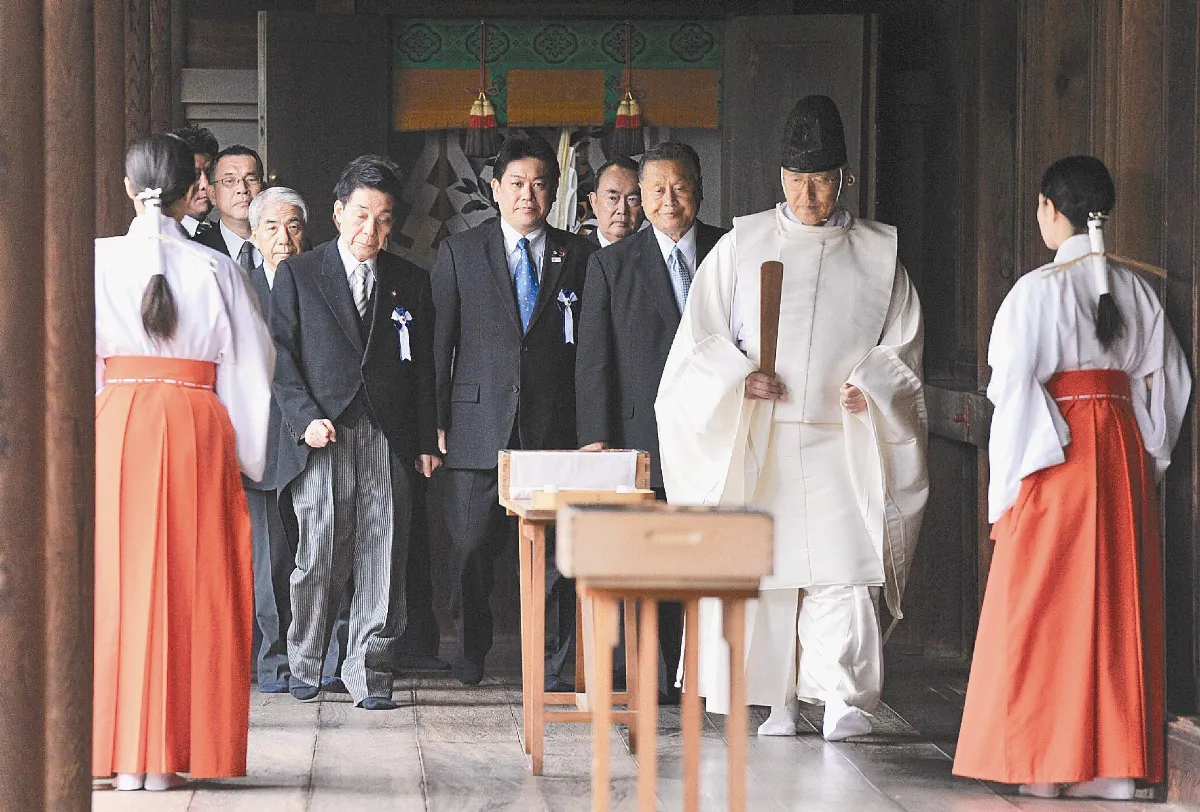 日閣員參拜靖國神社 陸嚴詞譴責