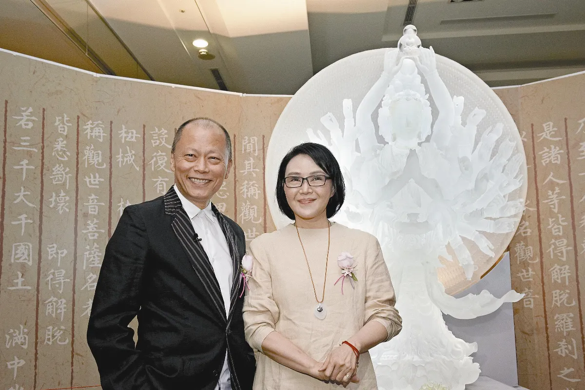 琉璃工房25歲 展2米觀音