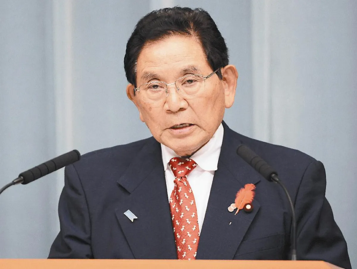 入閣3周  日法務大臣下台