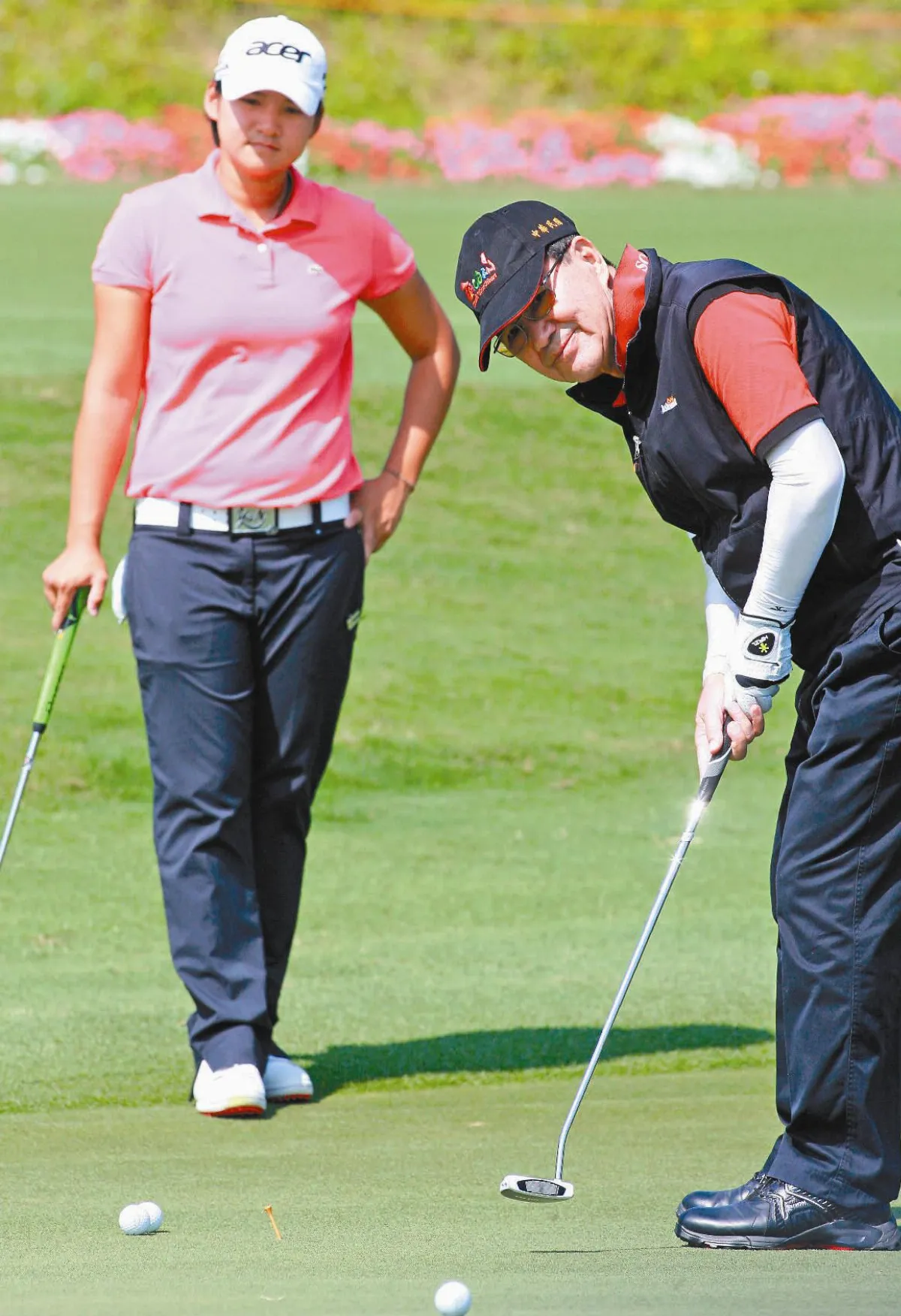 雙笑上場LPGA配對賽 妮妮分析 老蕭聽命