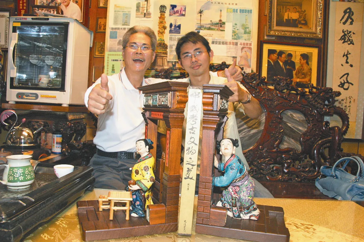 傳統交趾陶新設計父子雙獲獎 呂勝南交棒呂皇澄