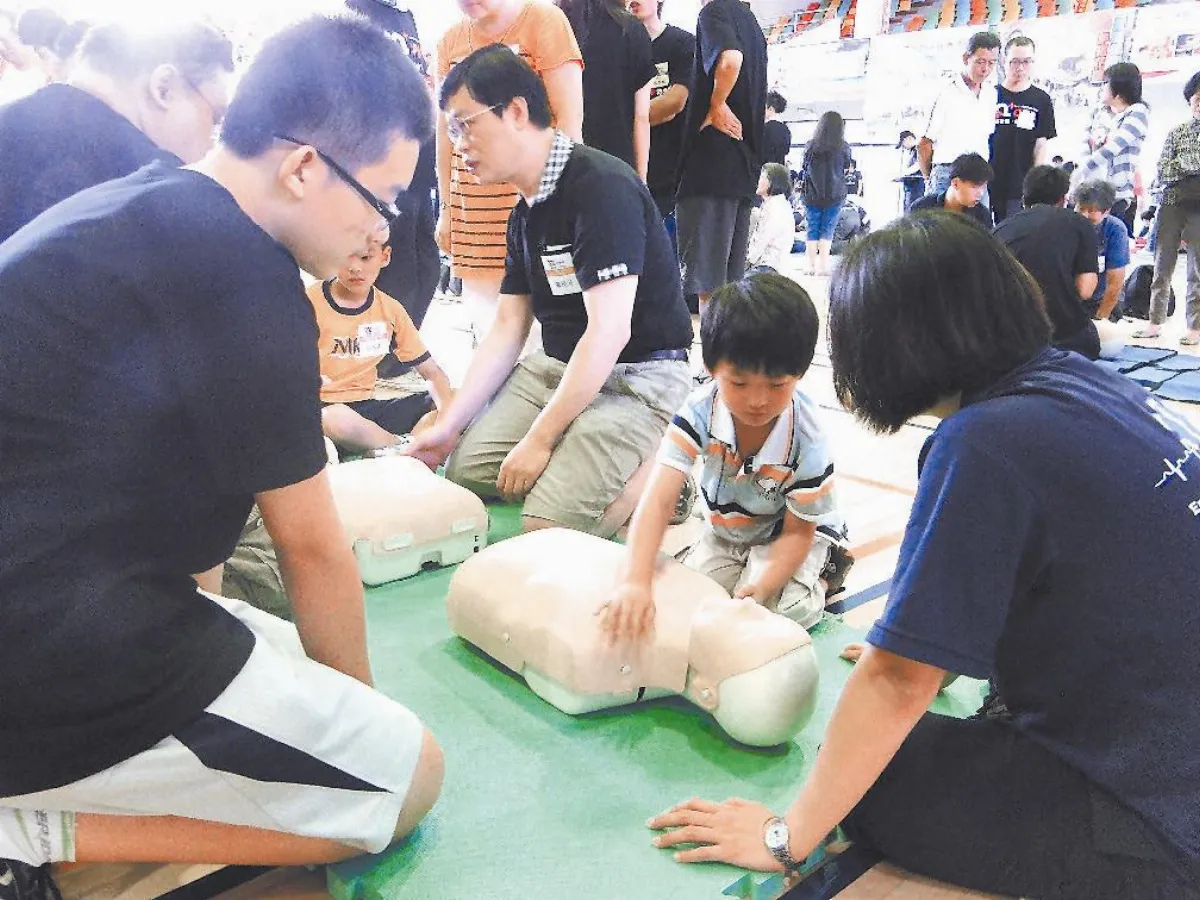 千人CPR 老少都來學