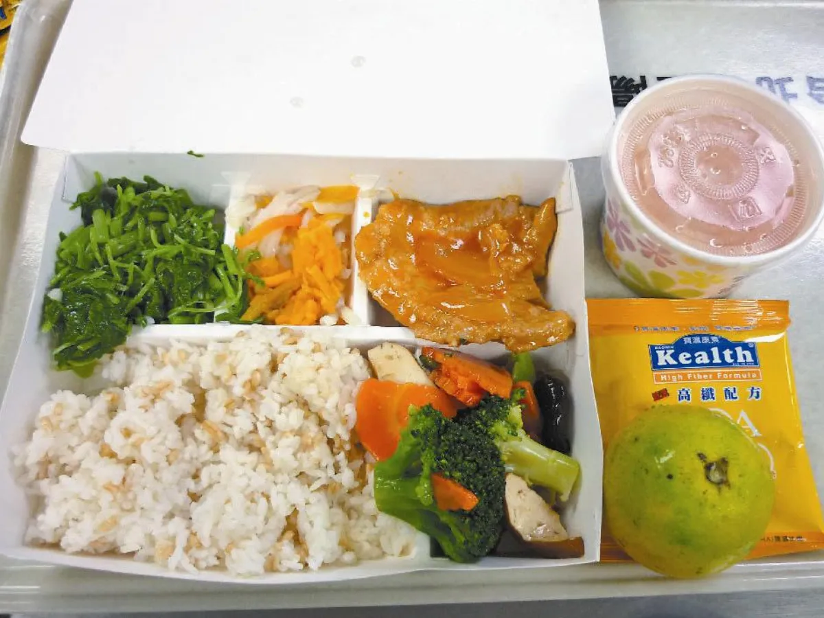獨居老人的健康午餐 聯醫特製