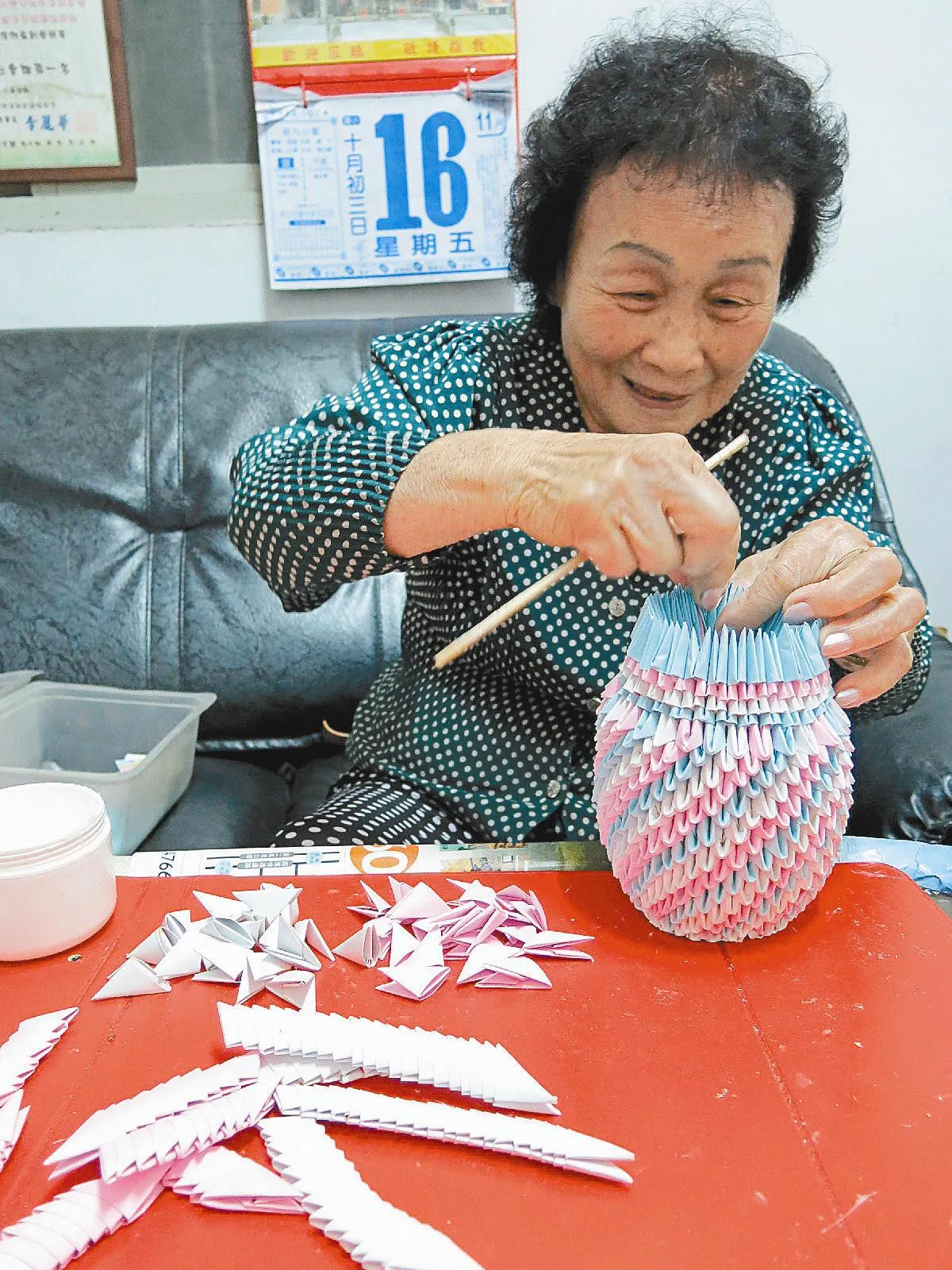 阿嬤愛摺紙 手停不下來