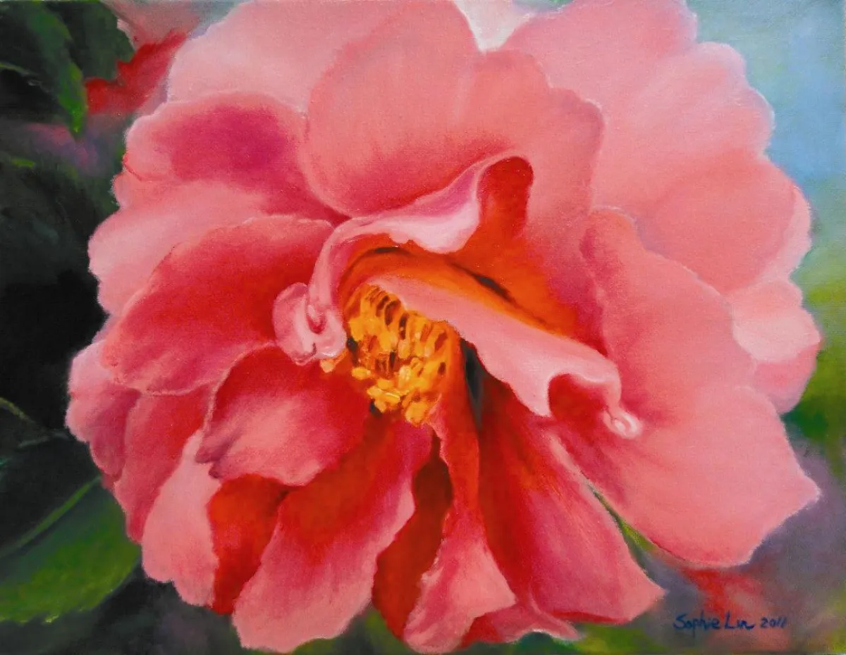 異數‧藝術   林淑芳油畫個展  花開富貴