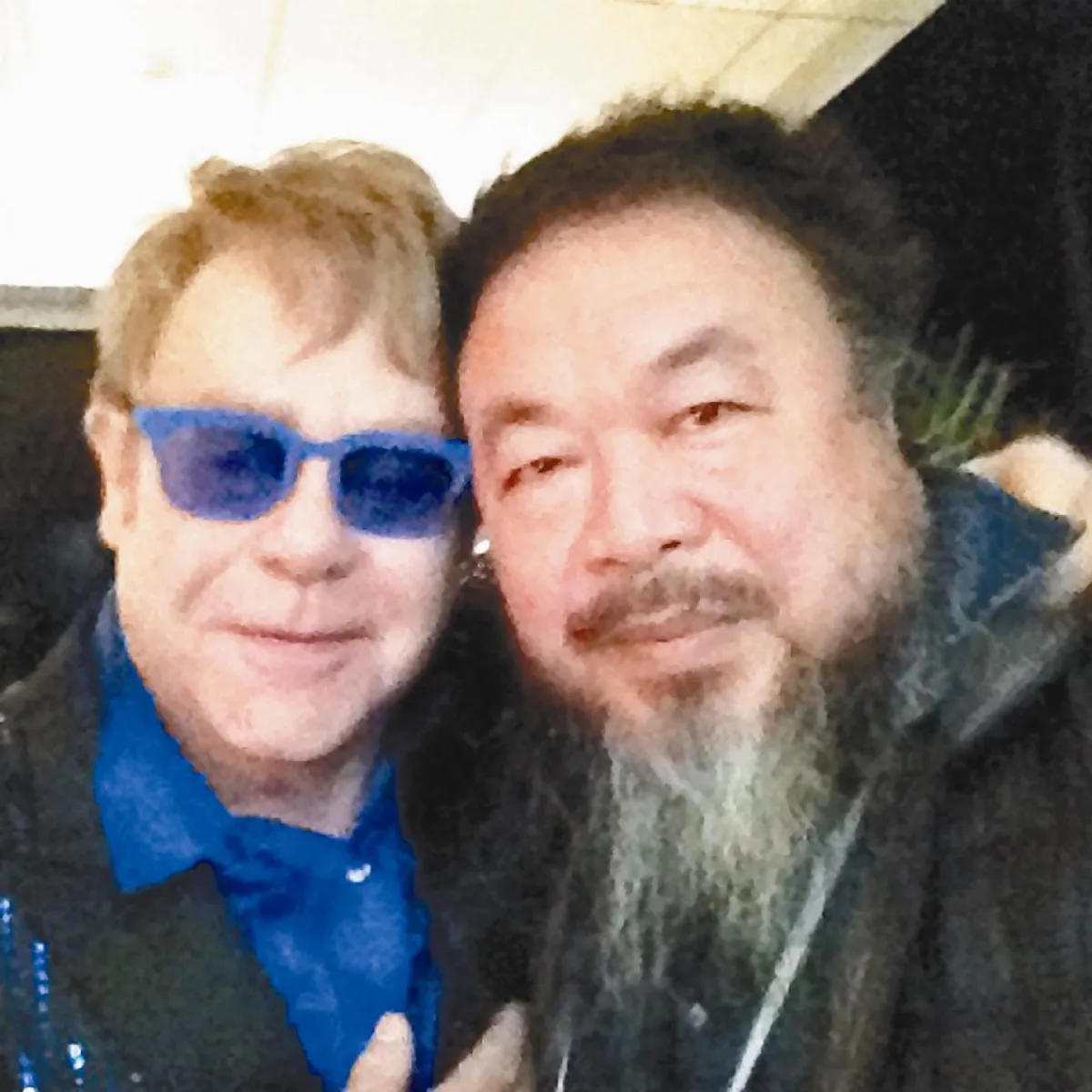 艾說笑  艾爾頓強獻歌艾未未