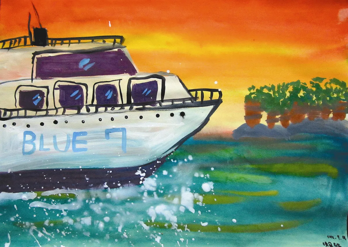 快樂塗鴉簿大船入港