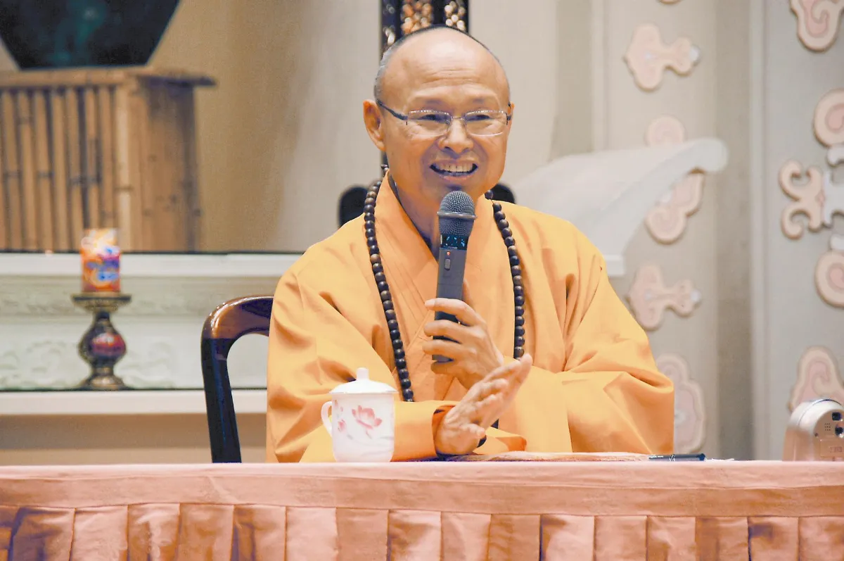 心定和尚說法布施如播種 因果通三世