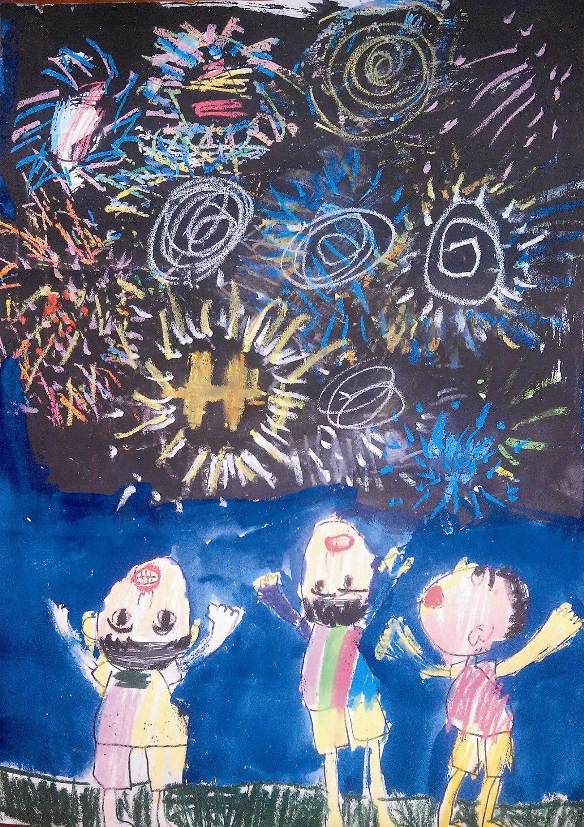 快樂塗鴉簿 國慶煙火