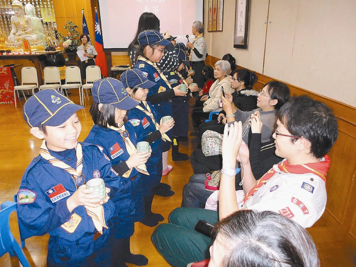 大慈佛光幼童軍 入團授銜