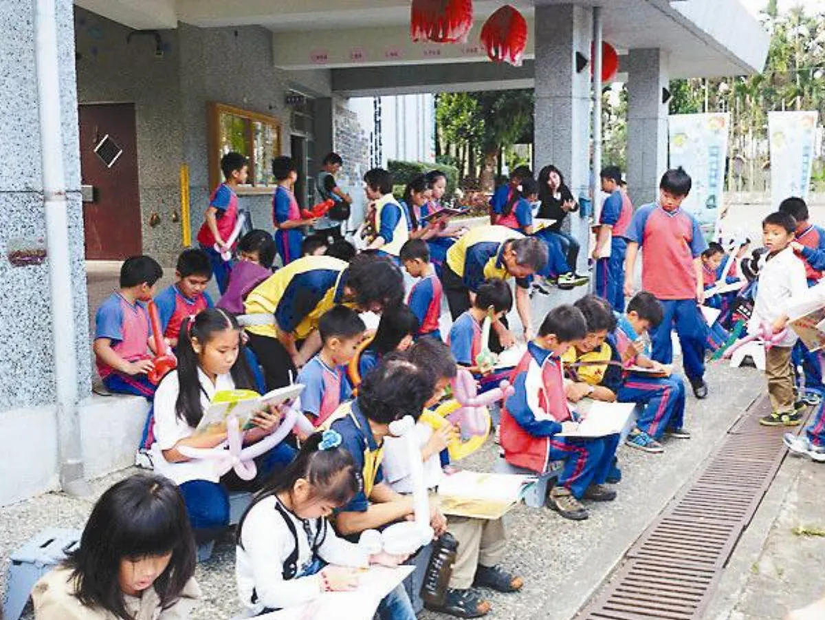 南投雲水書車  三好阿嬤說故事