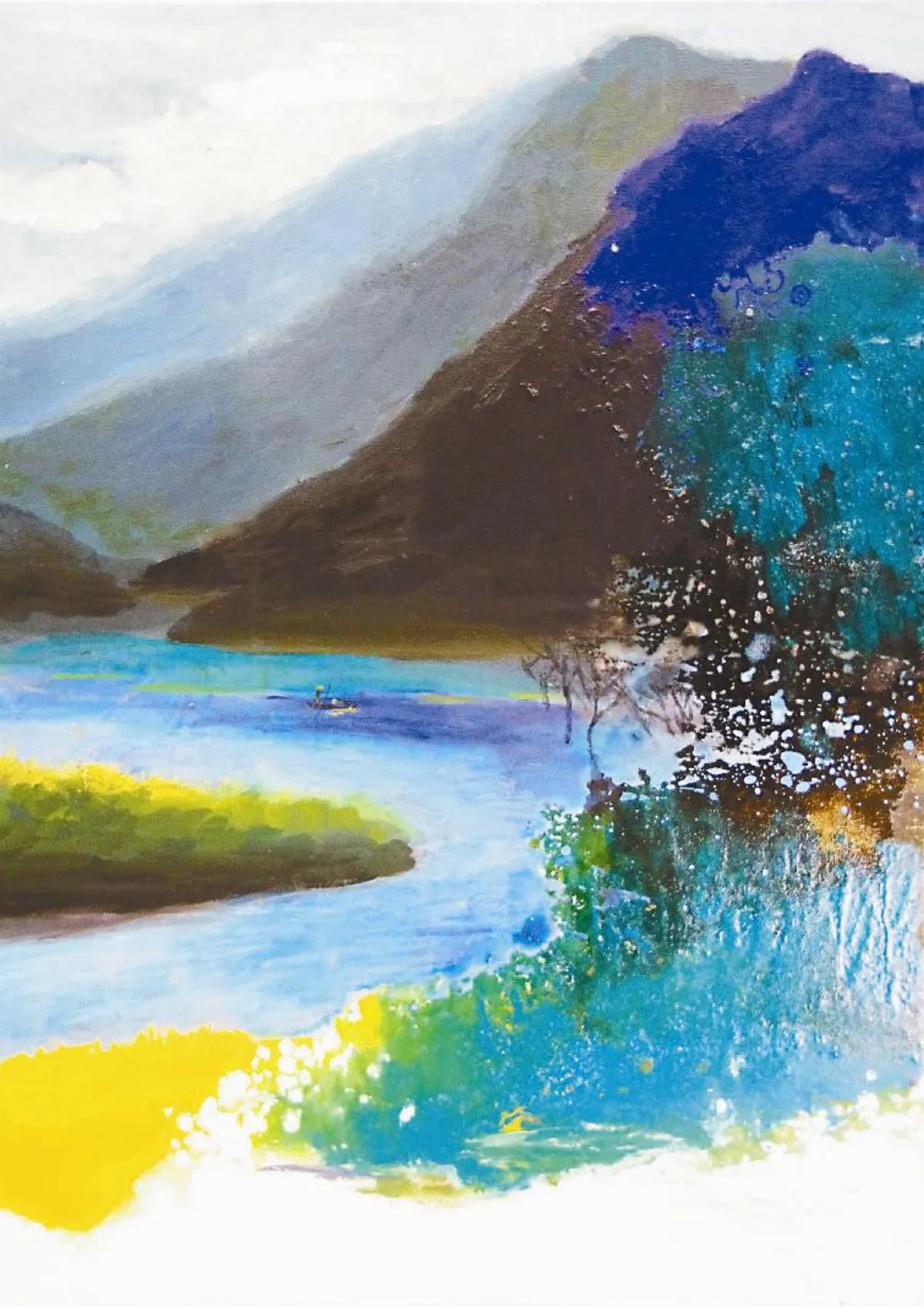 詹金水、塵三 聯展見山是山