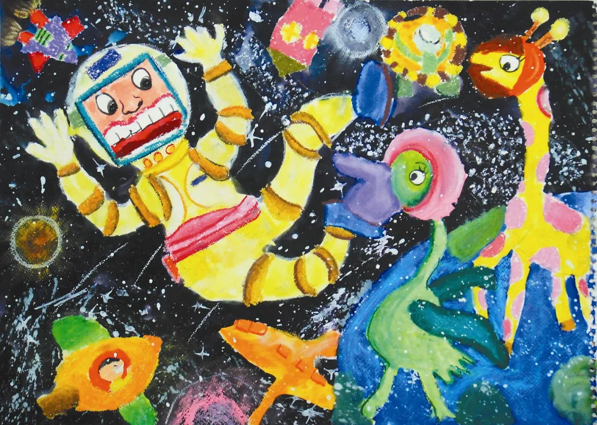 快樂塗鴉簿   太空奇遇