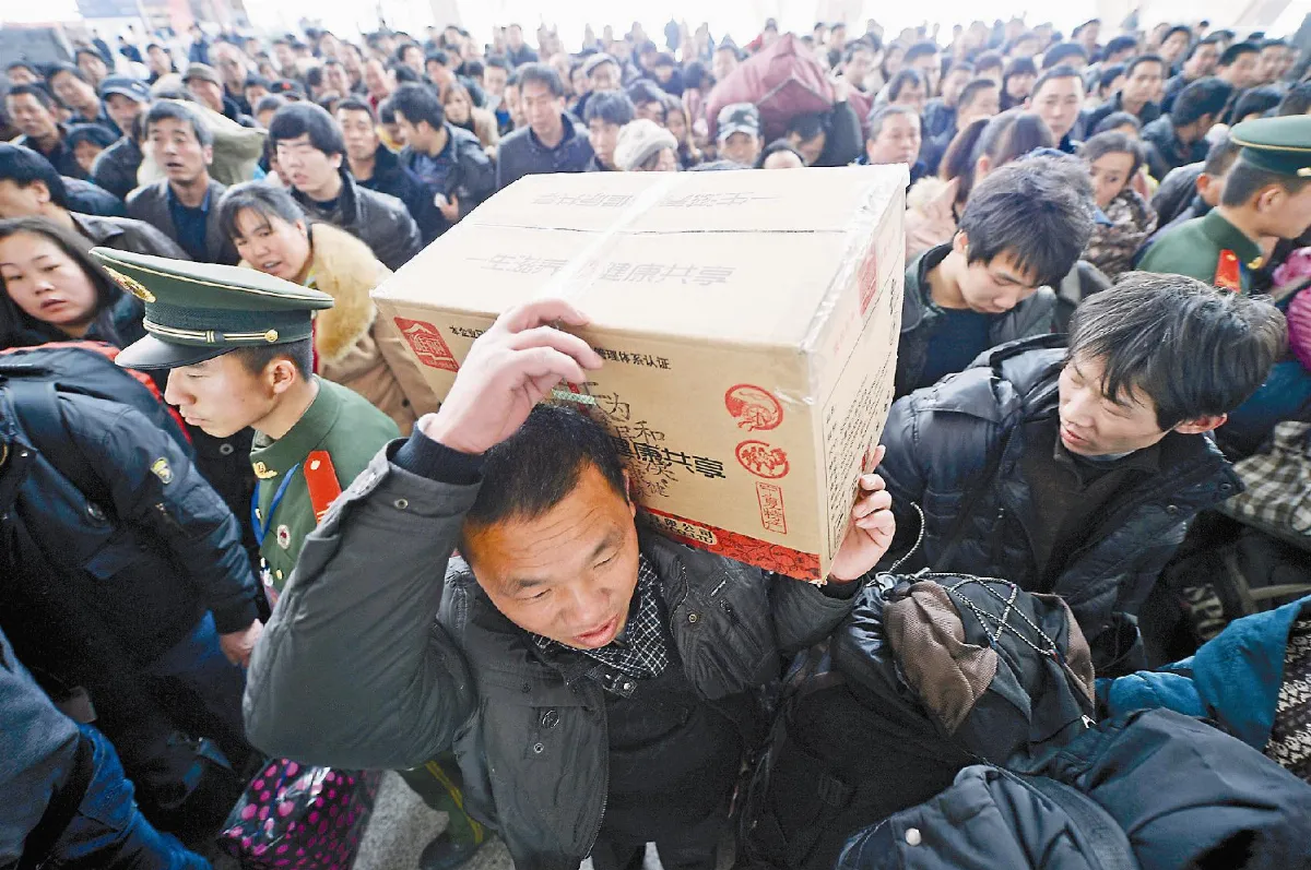 大陸春運揭幕 31億人大遷徙