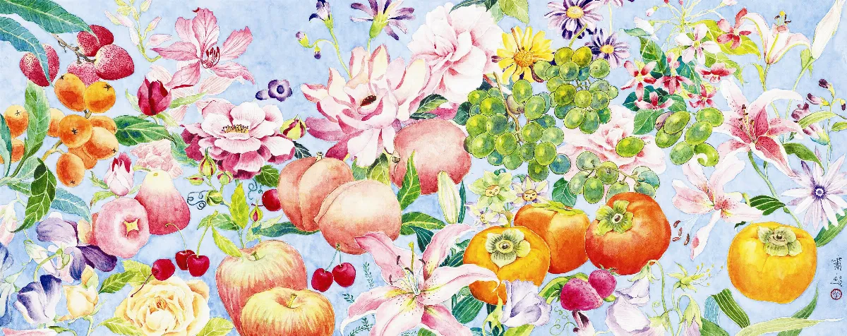 山中花開——李蕭錕‧禪與花的對話首展    花果同時