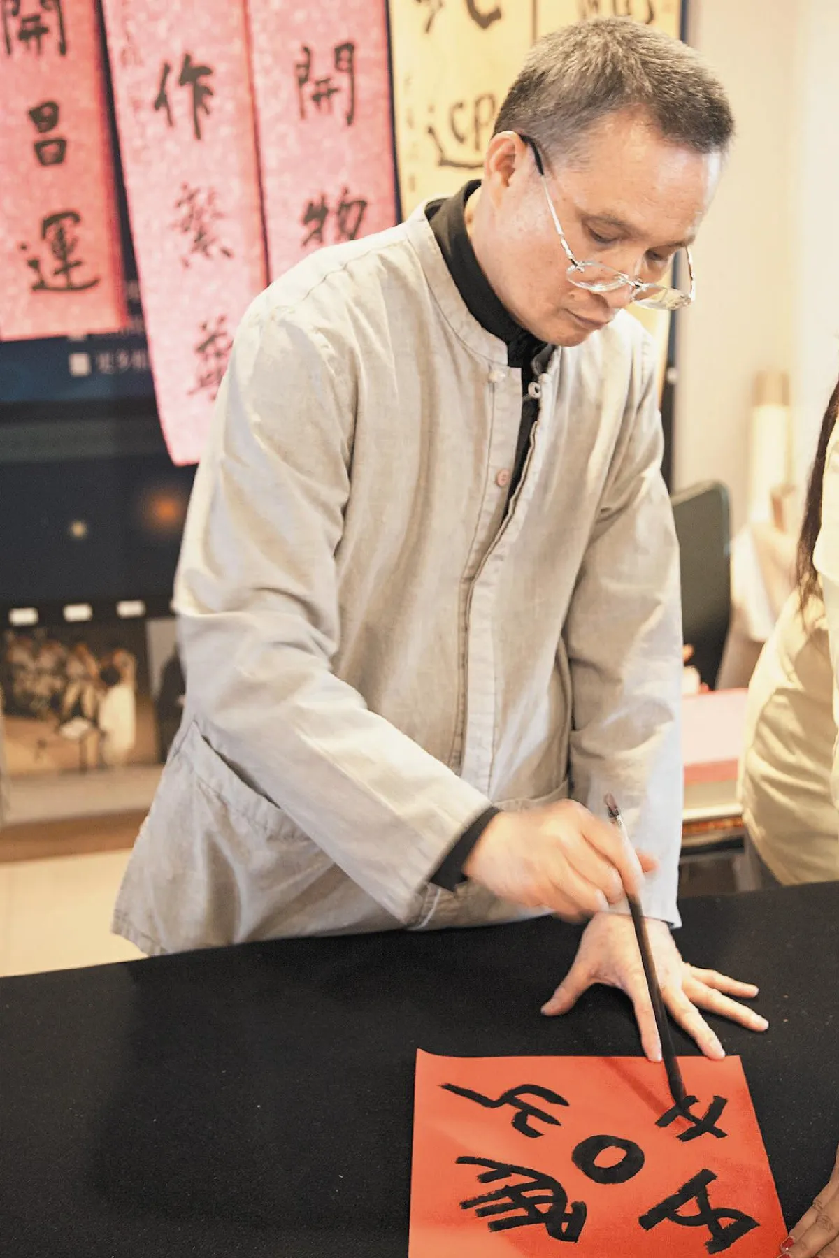 李蕭錕 故宮揮毫春聯