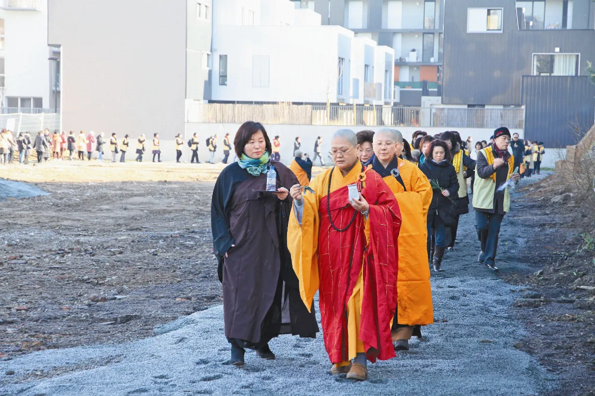 人間佛教傳法國 巴黎再添淨土