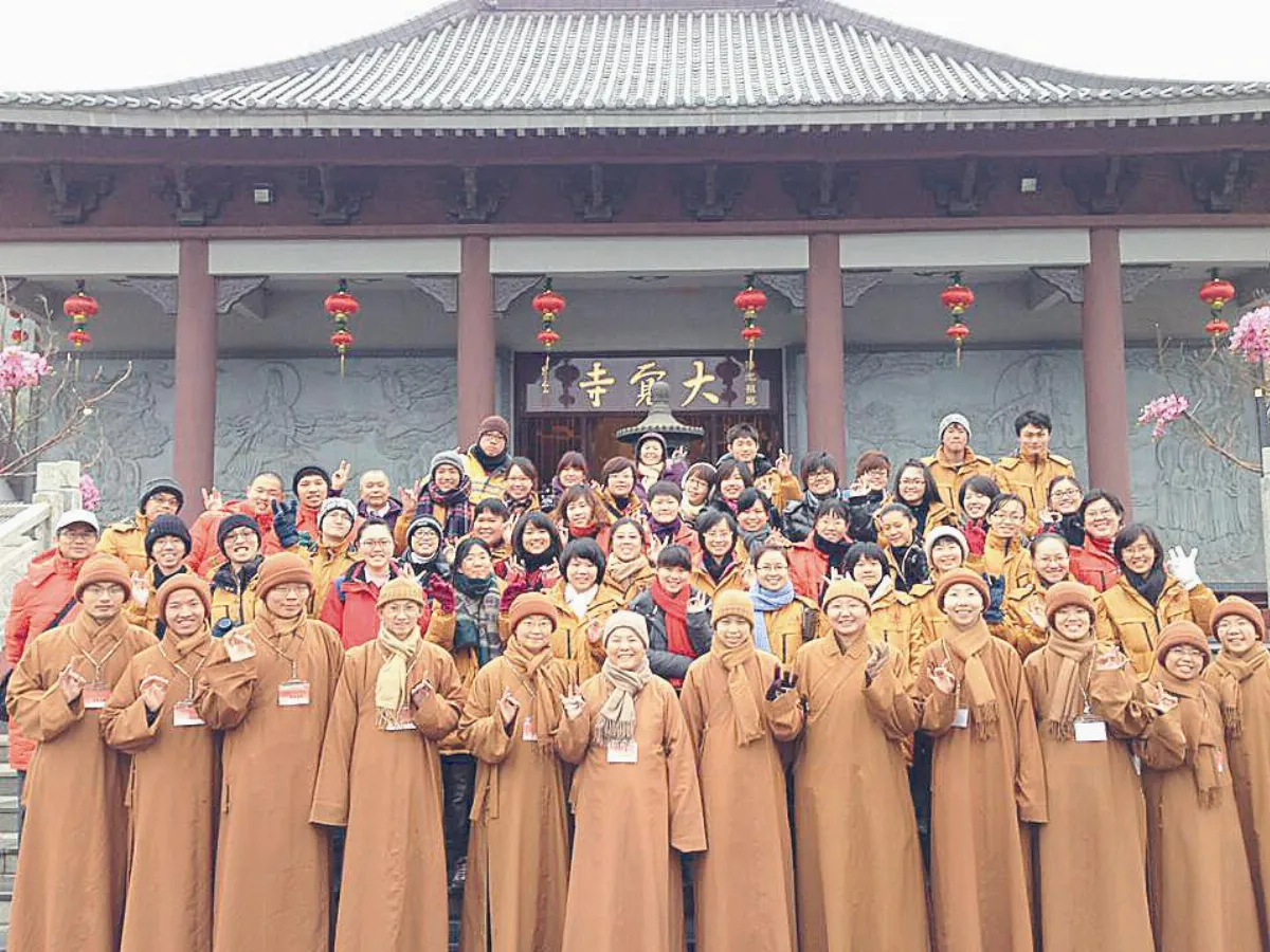 回祖庭宜興大覺寺過年