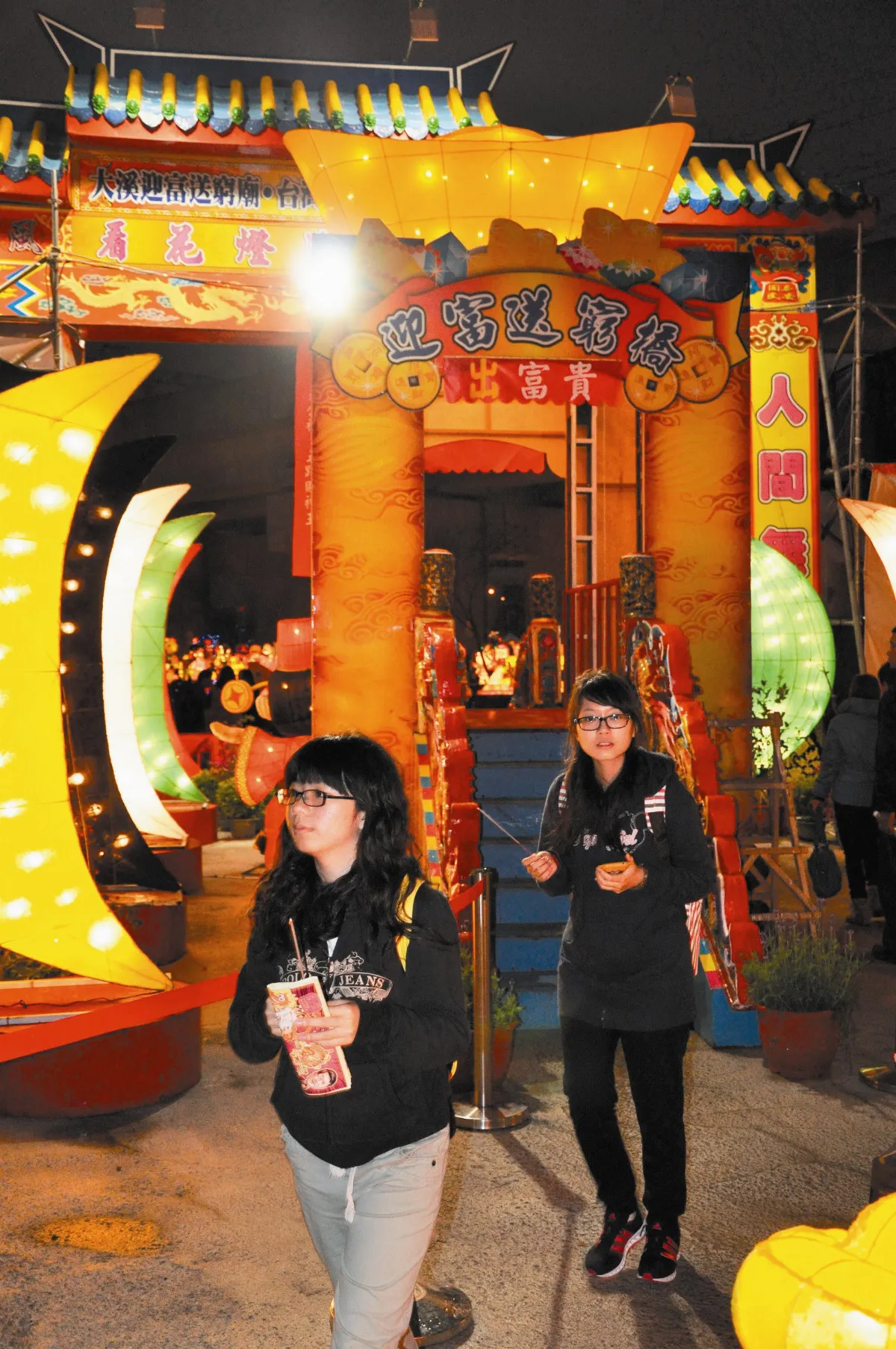 台灣燈會宗教祈福區 超熱門