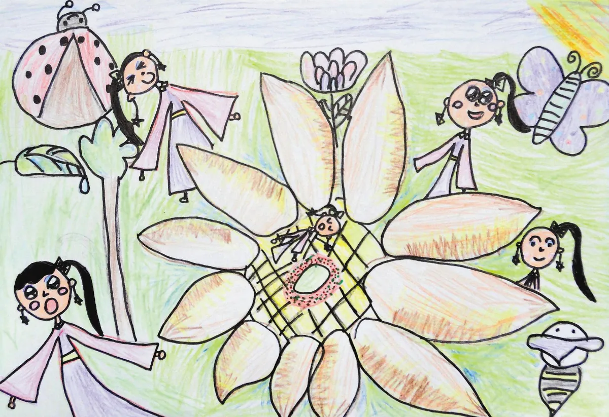 快樂塗鴉簿 花仙子