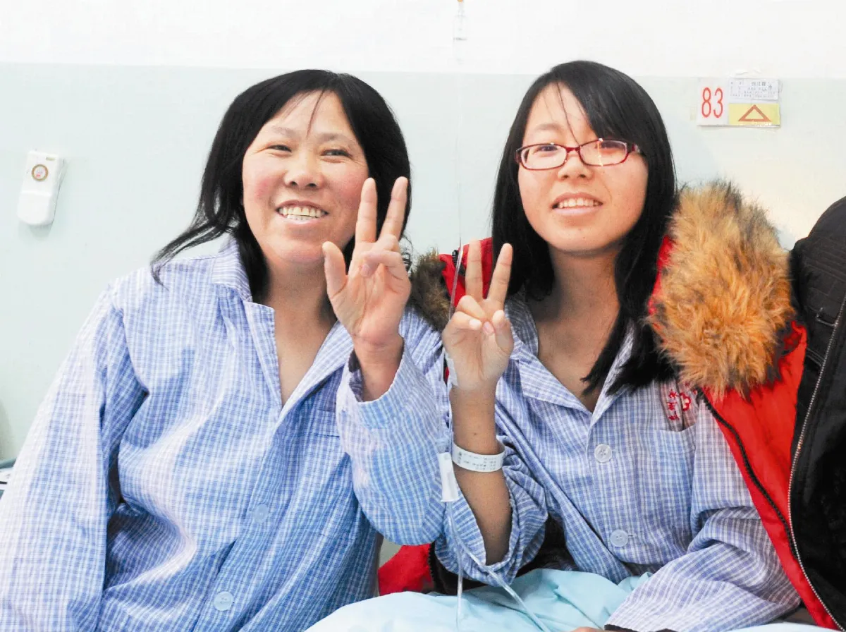 善心人幫助 貧困母親捐腎救女