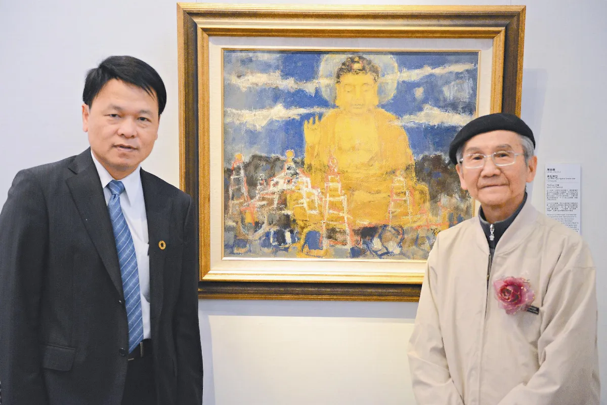 畫家畫佛館巡迴展 惠中寺開幕