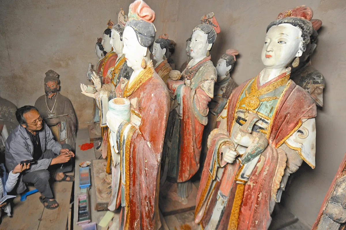 元代二十八星宿像 重金修復