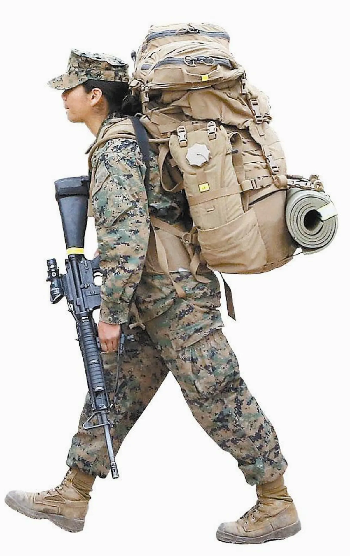 最陽剛領域  女兵將真正參戰