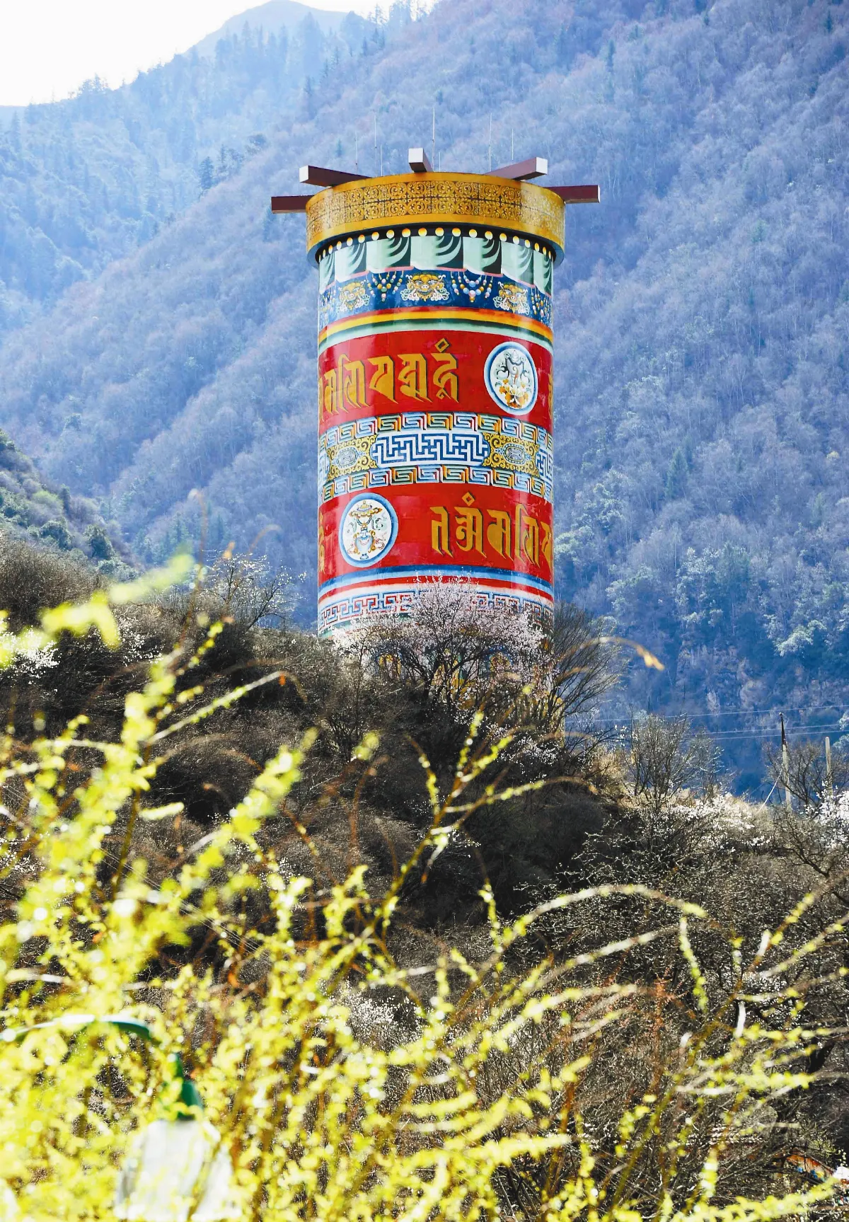 自轉轉經筒 世界最大