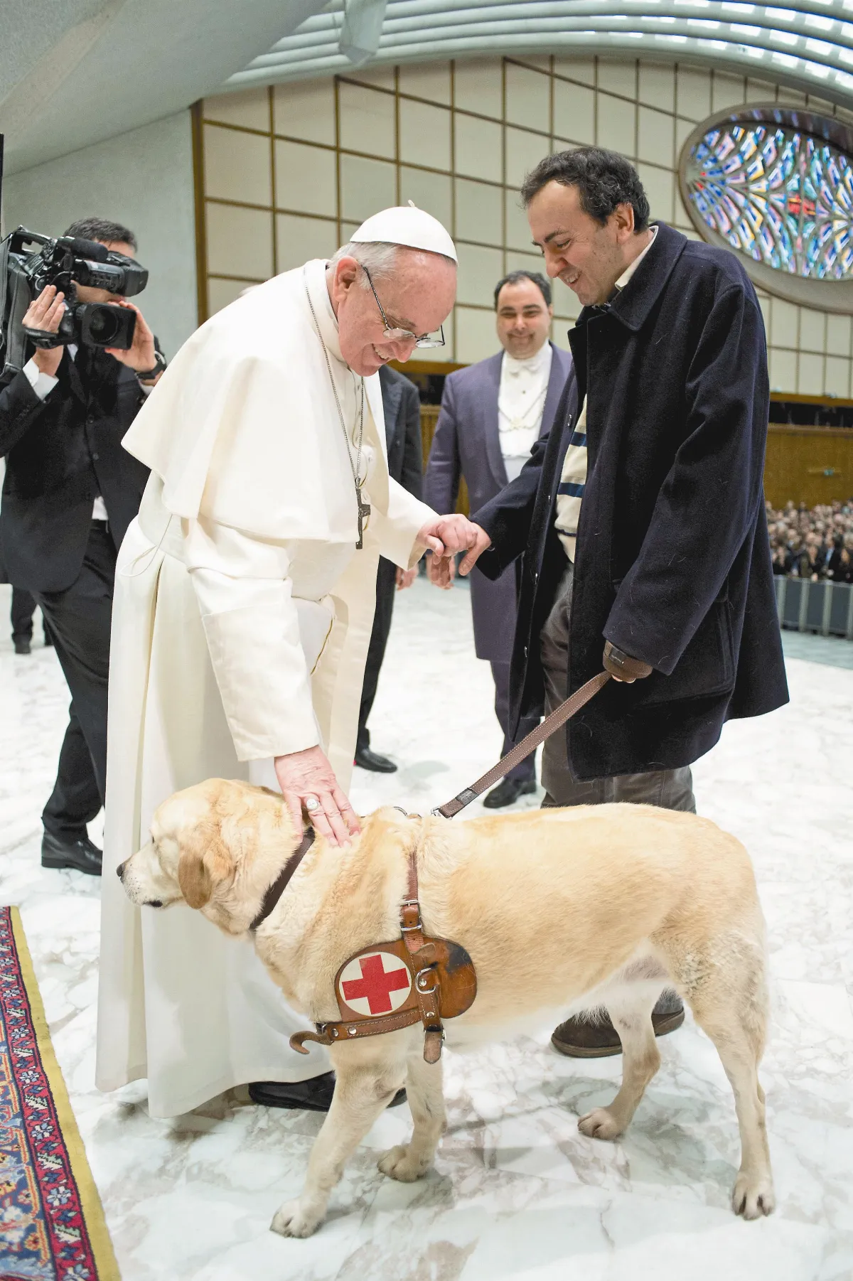 為導盲犬祈福