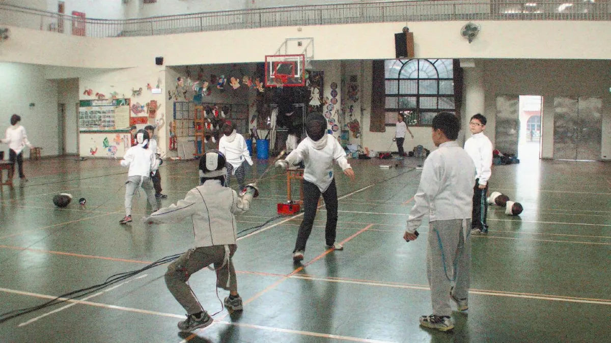 竹北國小擊劍隊 精采出擊