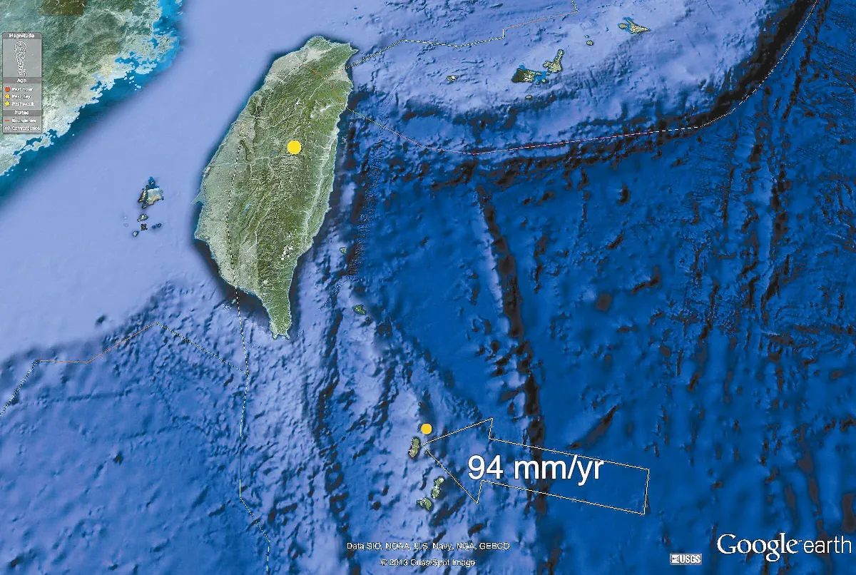 板塊運動  力量集中 造就台灣多高山