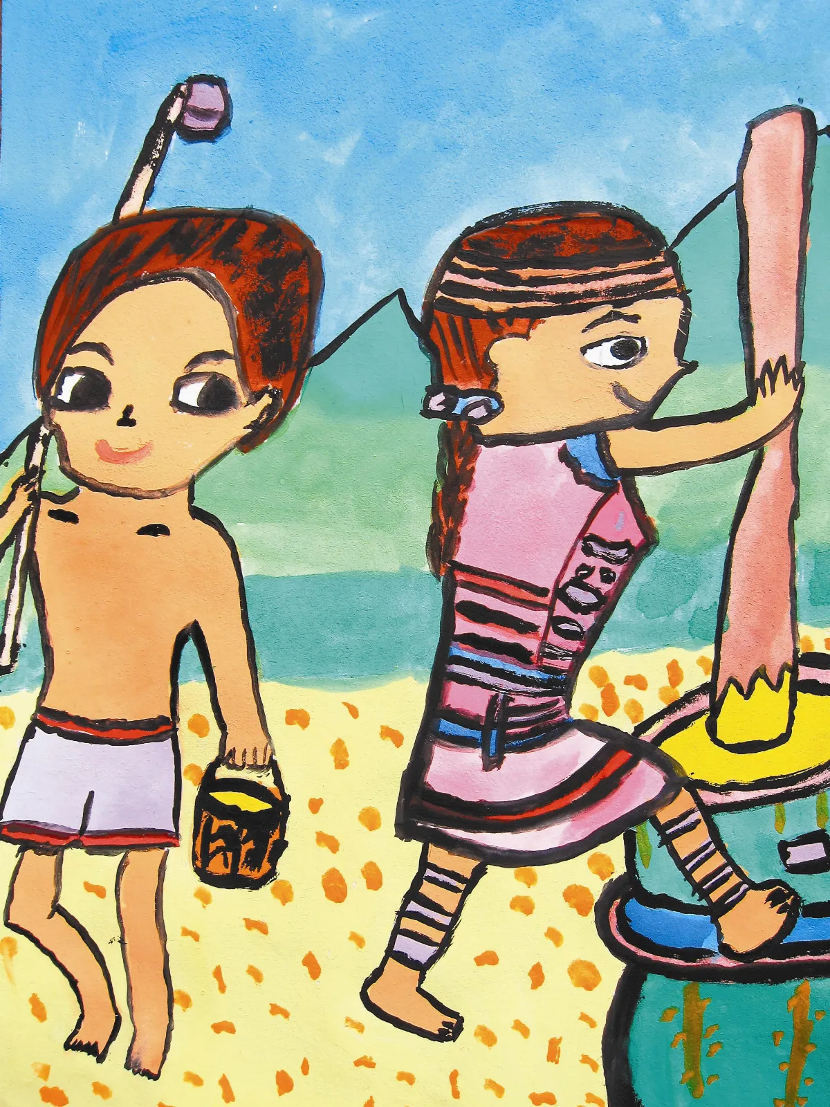 快樂塗鴉簿    高山青