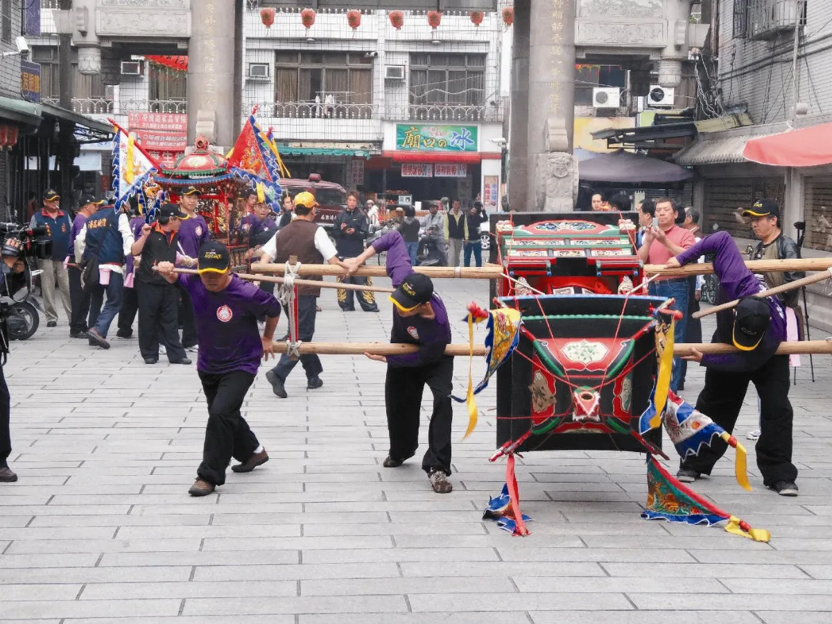 敬邀城隍爺來作客金門神輦團 嘉市送神帖
