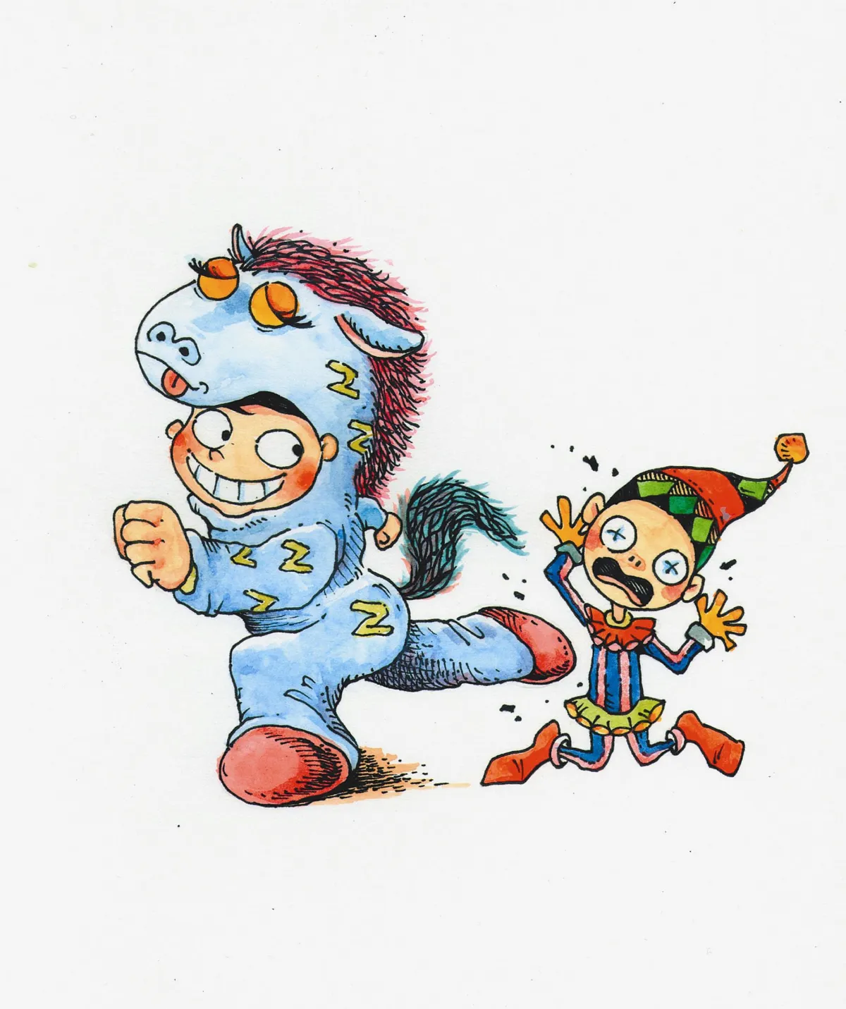 懶懶啊馬，嘛有一步踢