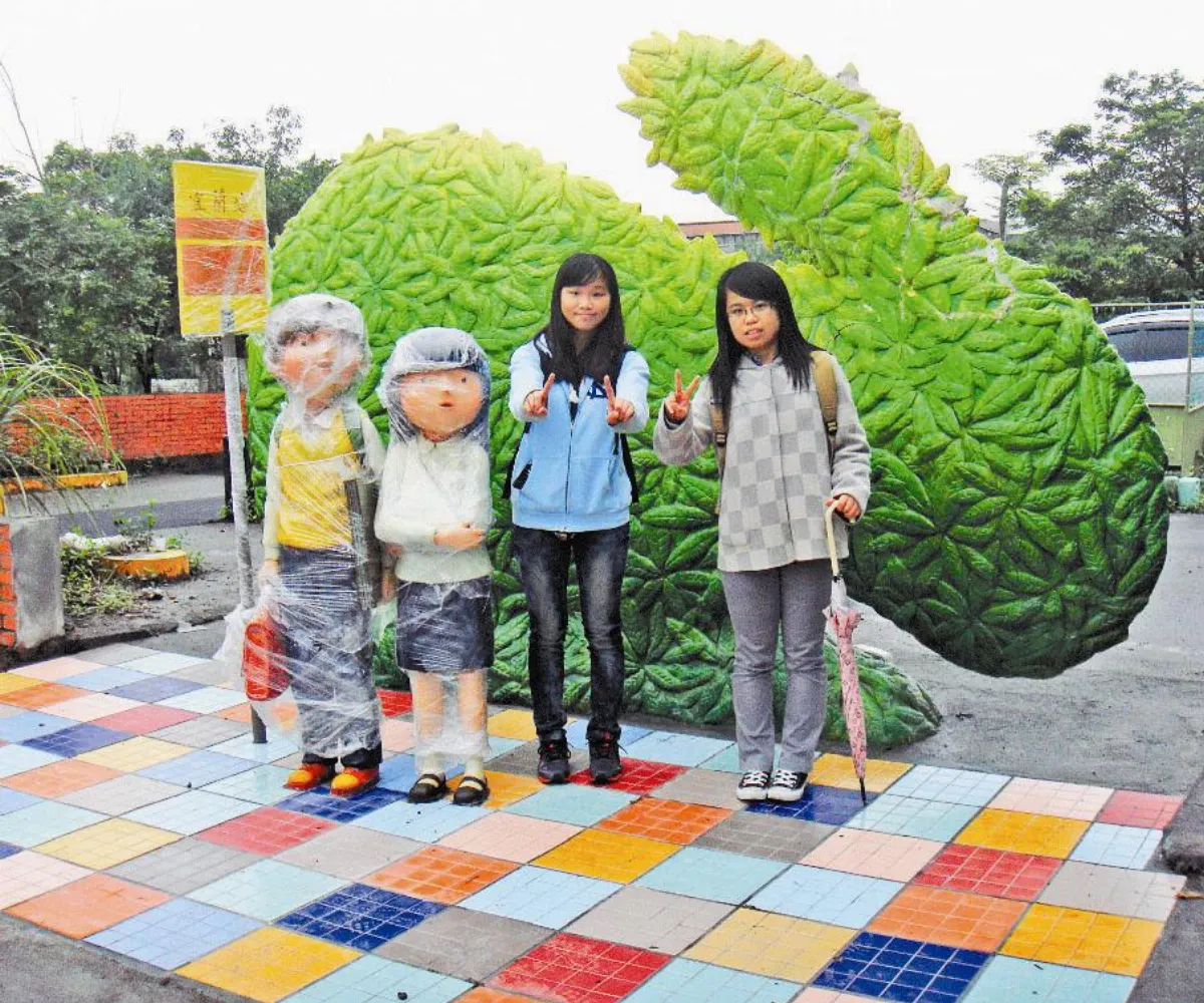 幾米繪本融入 火車站步道