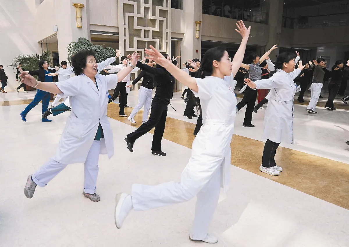 醫務人員跳舞 健美又減壓
