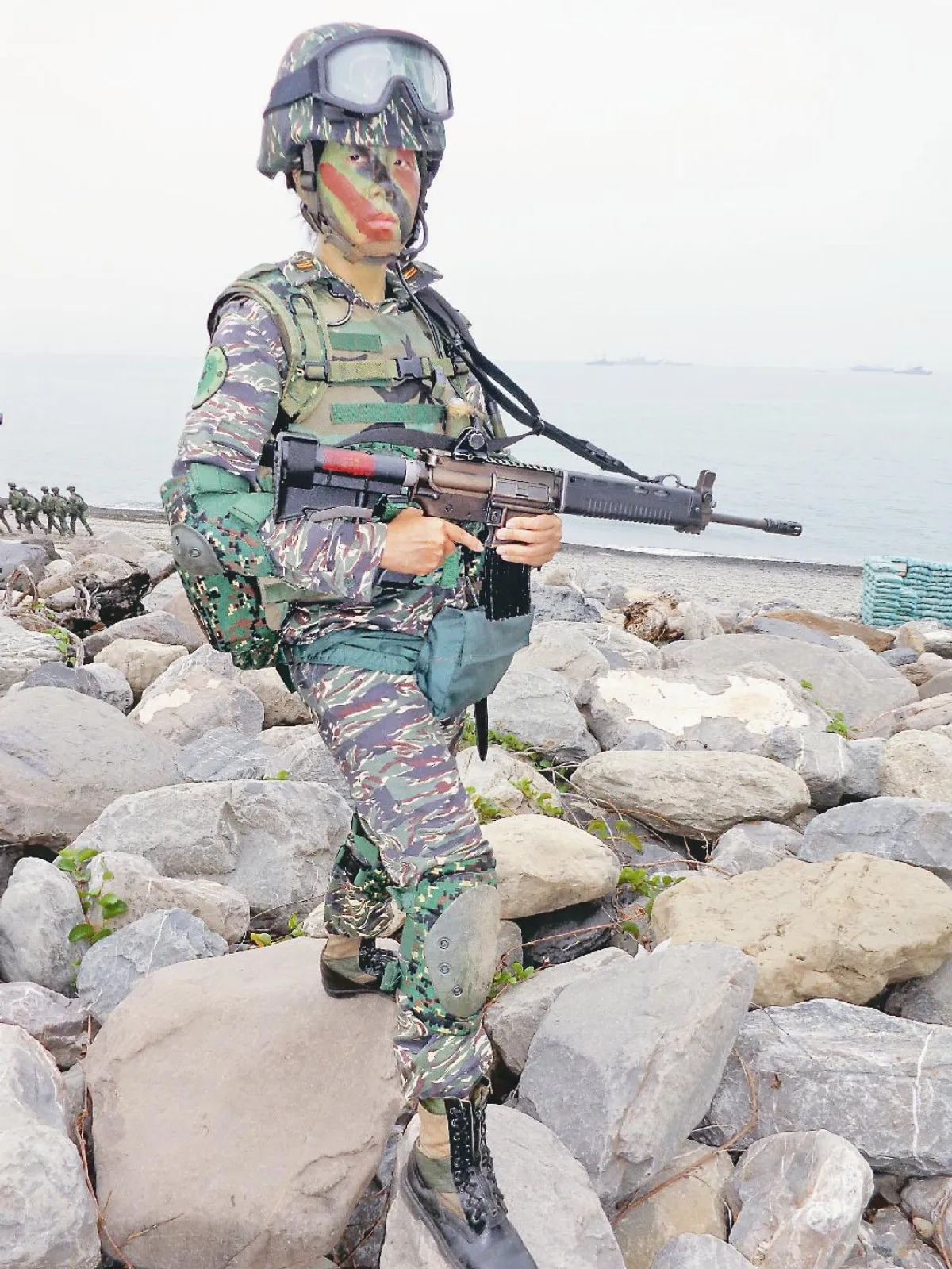 從跑操場都喘 變海陸嬌娃