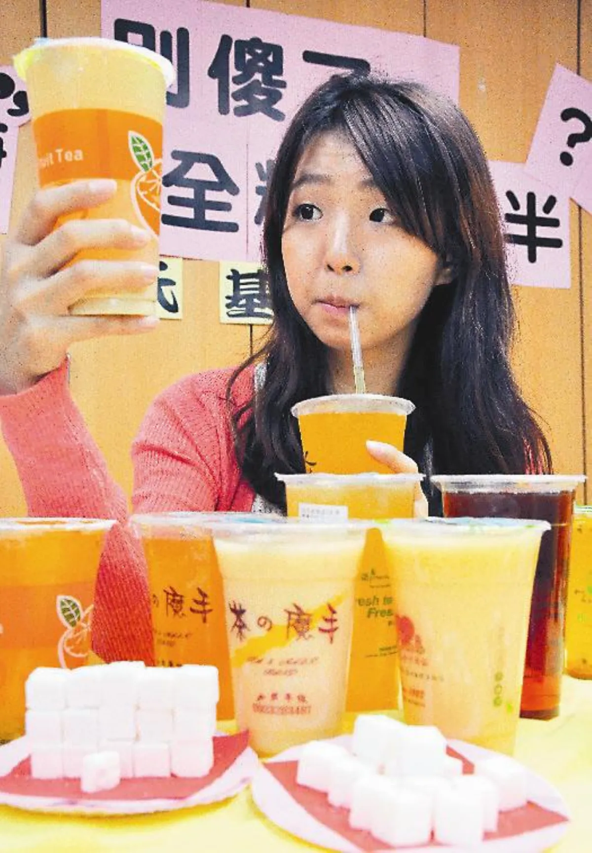 日喝2杯含糖飲料 學童長不高