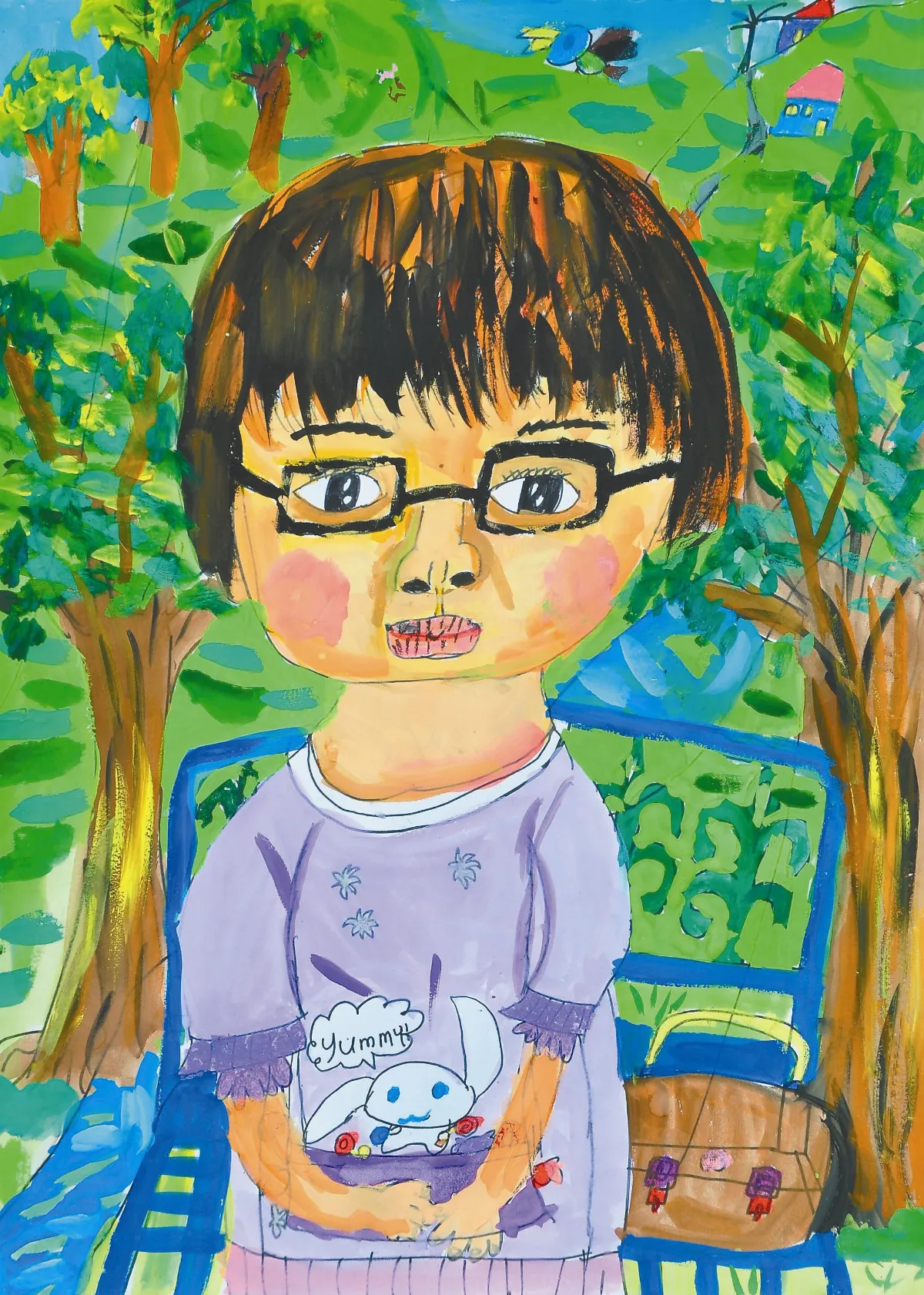 快樂塗鴉簿   自畫像