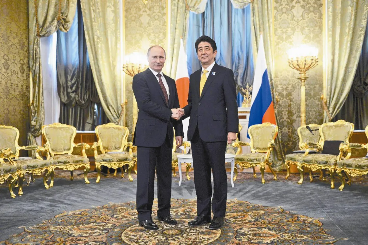安倍、普亭共同聲明：全面發展緊密關係